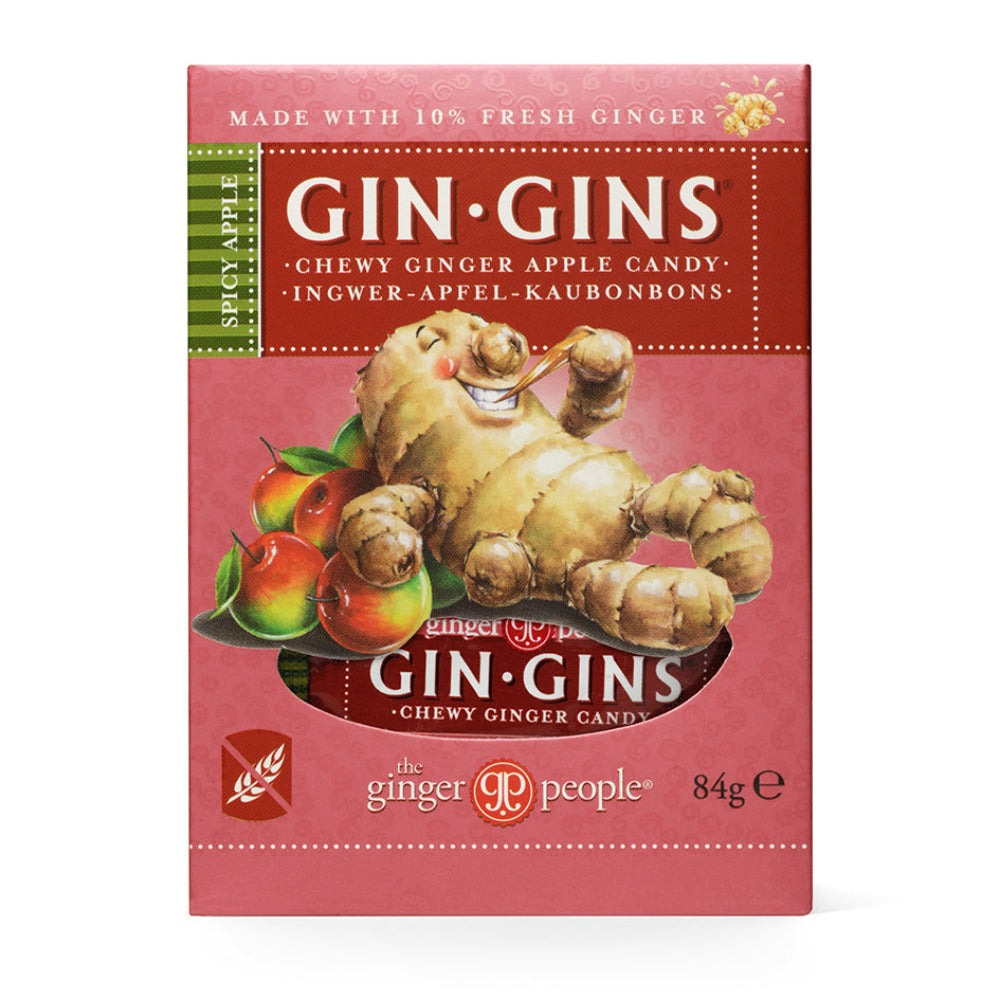 GIN GINS® SPICY APPLE GINGER CHEWS