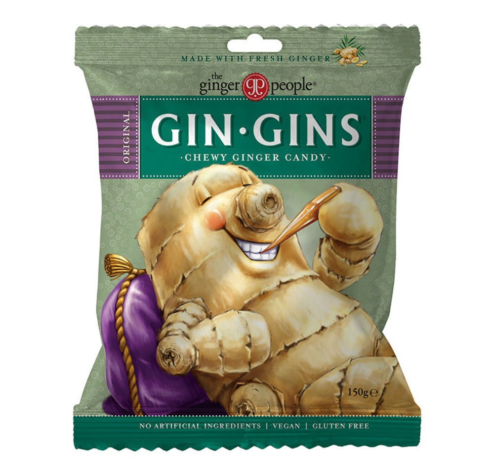 GIN GINS® ORIGINAL GINGER CHEWS 150g