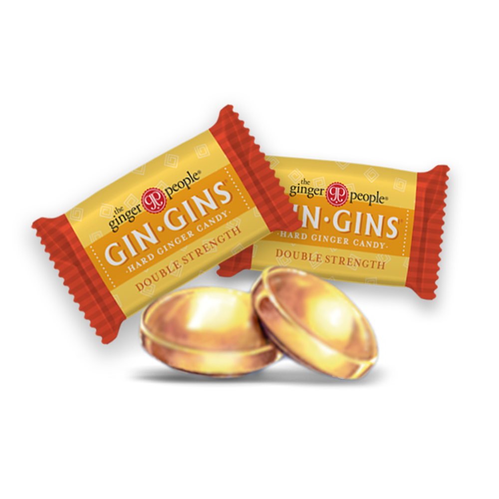 GIN GINS® DOUBLE STRENGTH HARD GINGER CANDY 150g