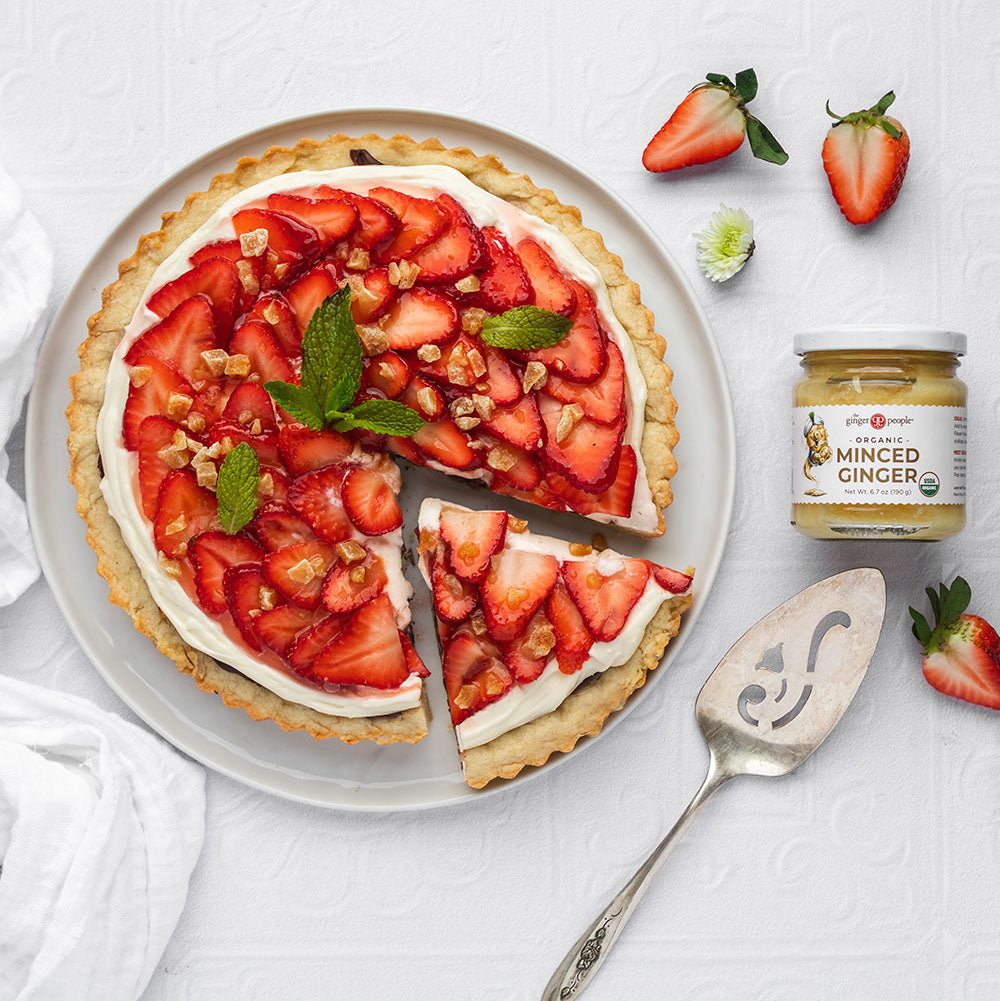 Ginger Strawberry Tart