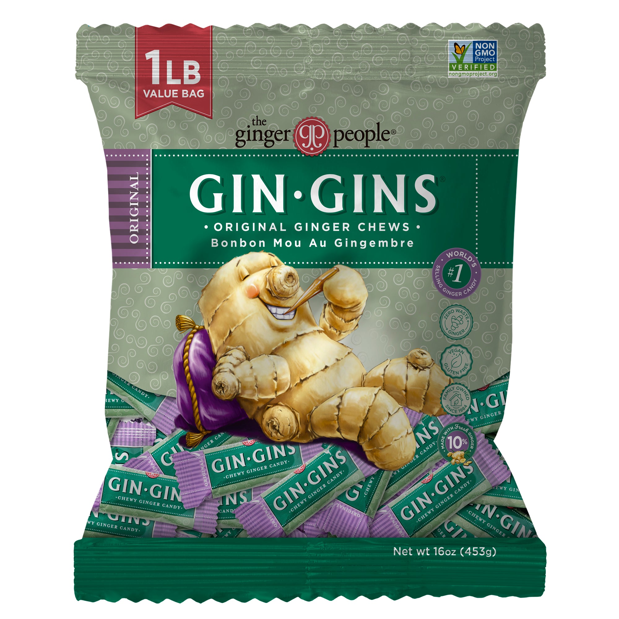 GIN GINS® NEW 453G MEGABAG! – The Ginger People UK
