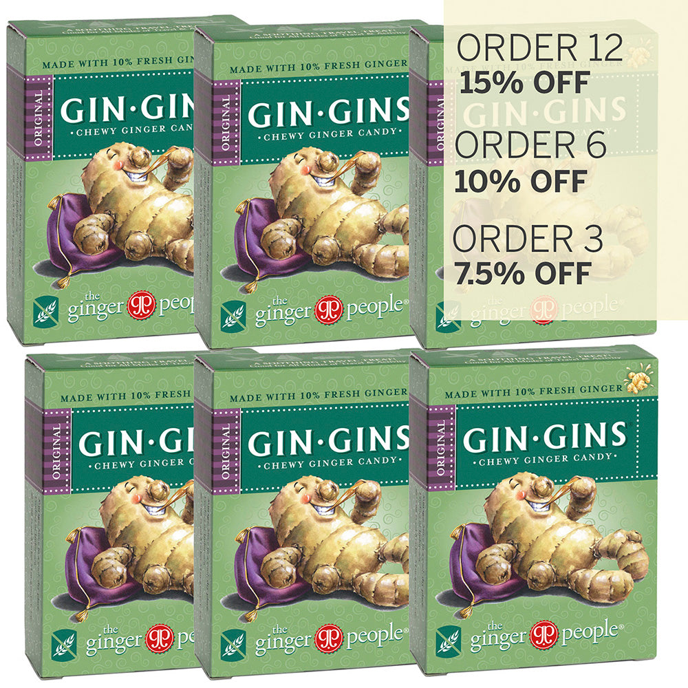 GIN GINS® ORIGINAL GINGER CHEWS 84g