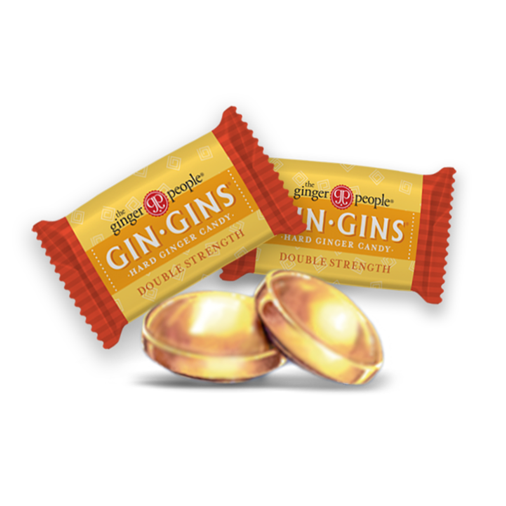GIN GINS® DOUBLE STRENGTH HARD GINGER CANDY 84g